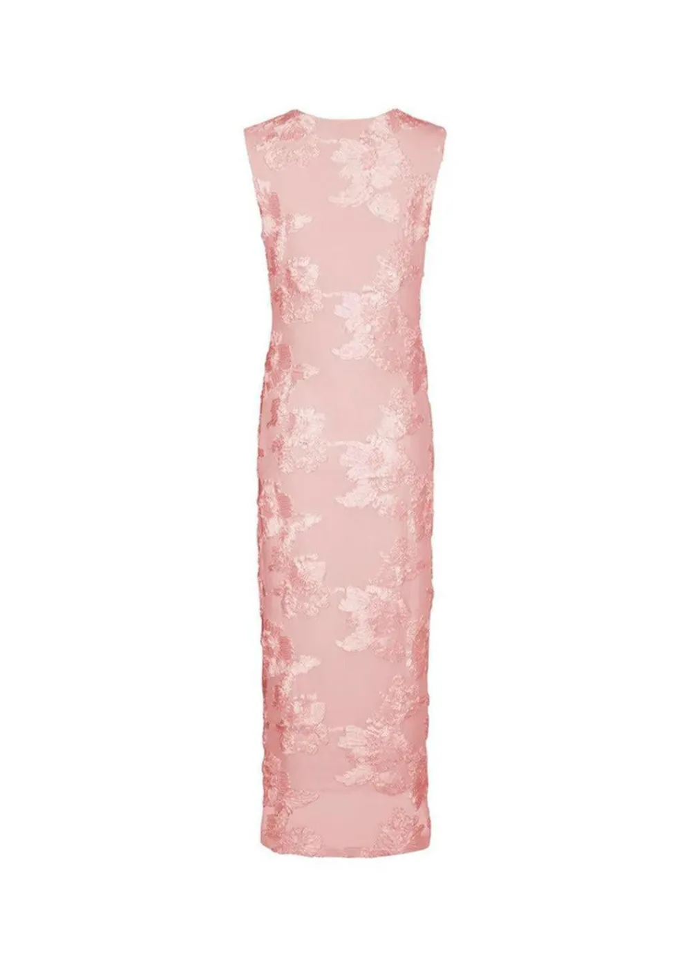 Tiranna Big Flower Mesh Dress>Neo Noir Hot