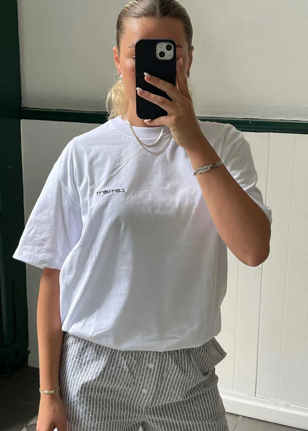 W S/S Script Embroidery T-S>Carhartt WIP New