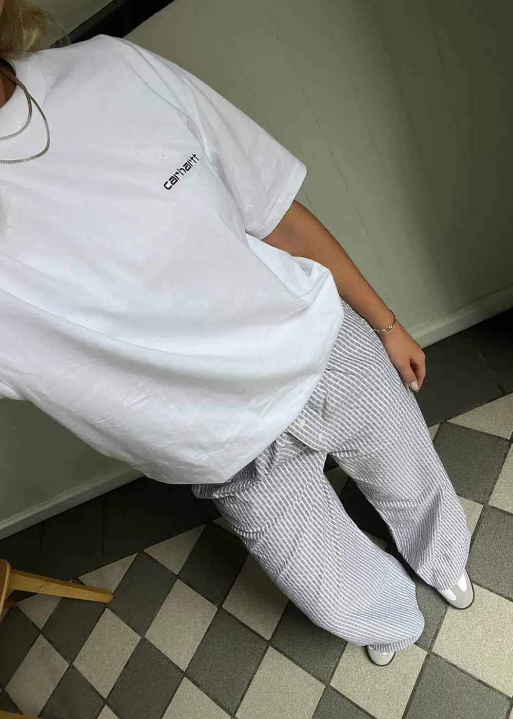 W S/S Script Embroidery T-S>Carhartt WIP New