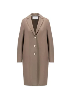 Women overcoat pressed wool>Harris Wharf London Outlet