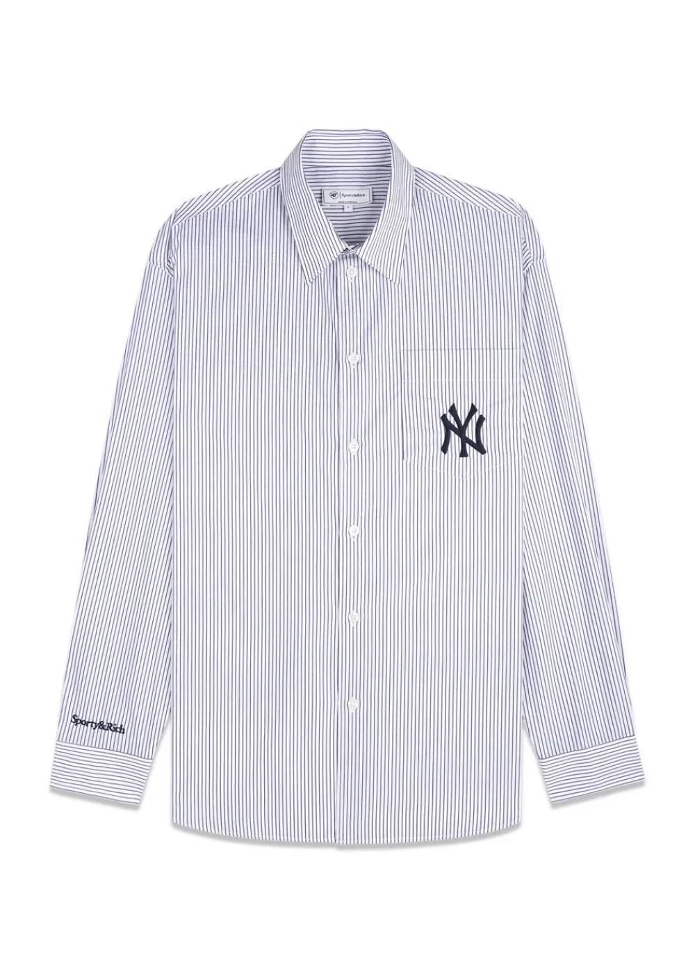 Yankees Serif Oversized Shirt>Sporty & Rich Discount