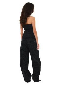 Zebra Twill Cargo Pants><noscript><img width=